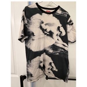 Supreme Degas Ballerina Top Mens Medium Black White All Over Print SS17 Tee